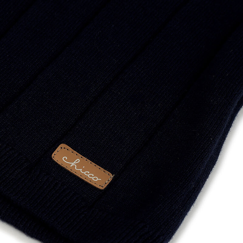 Boys Dark Blue Solid Short Sleeve Polo image number 3